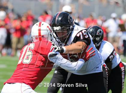 Thumbnail 2 in Centennial vs. Orange Lutheran (2014 Honor Bowl - SoCal) photogallery.
