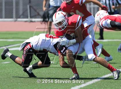 Thumbnail 2 in Centennial vs. Orange Lutheran (2014 Honor Bowl - SoCal) photogallery.