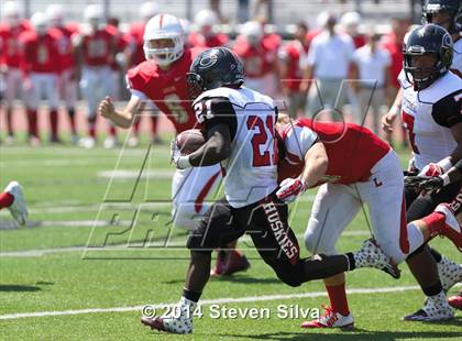 Thumbnail 3 in Centennial vs. Orange Lutheran (2014 Honor Bowl - SoCal) photogallery.