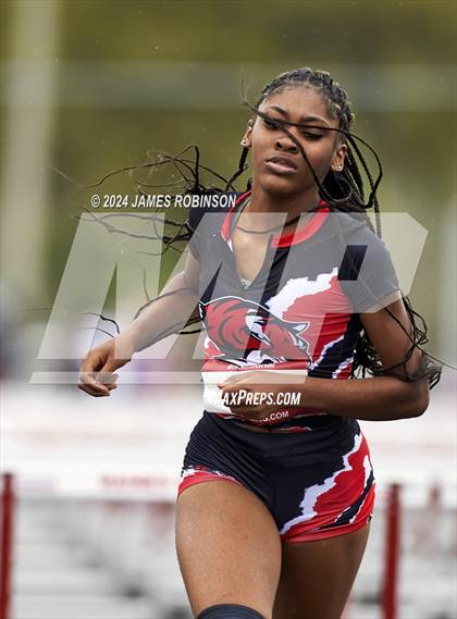 Thumbnail 2 in Lewis James Invitational (100 Meter Hurdles) photogallery.