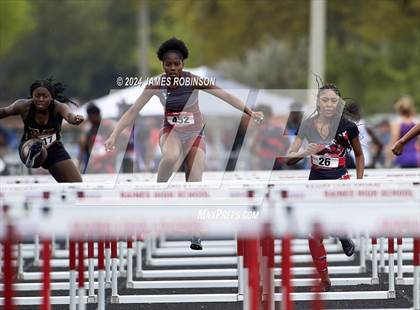 Thumbnail 3 in Lewis James Invitational (100 Meter Hurdles) photogallery.