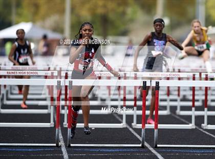 Thumbnail 2 in Lewis James Invitational (100 Meter Hurdles) photogallery.
