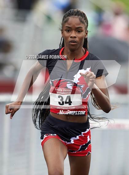 Thumbnail 3 in Lewis James Invitational (100 Meter Hurdles) photogallery.