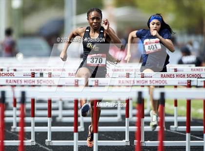 Thumbnail 3 in Lewis James Invitational (100 Meter Hurdles) photogallery.