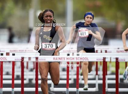 Thumbnail 2 in Lewis James Invitational (100 Meter Hurdles) photogallery.