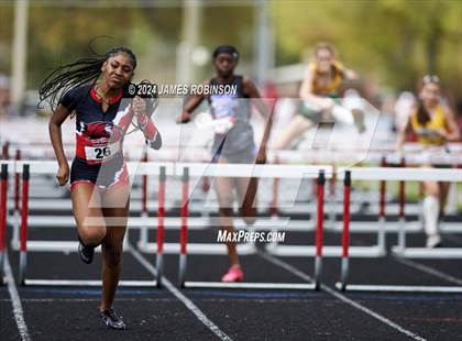 Thumbnail 3 in Lewis James Invitational (100 Meter Hurdles) photogallery.