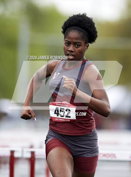 Thumbnail 3 in Lewis James Invitational (100 Meter Hurdles) photogallery.