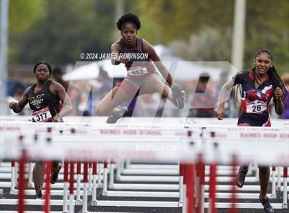 Thumbnail 2 in Lewis James Invitational (100 Meter Hurdles) photogallery.