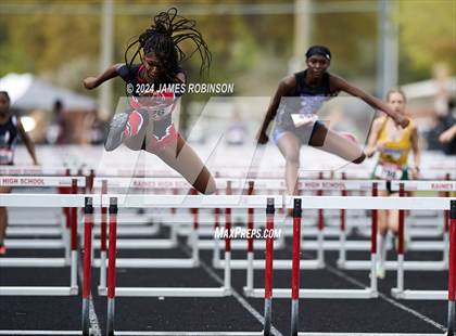 Thumbnail 1 in Lewis James Invitational (100 Meter Hurdles) photogallery.