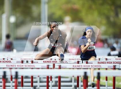Thumbnail 2 in Lewis James Invitational (100 Meter Hurdles) photogallery.