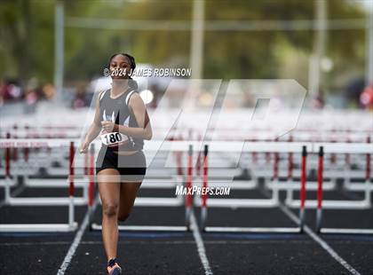 Thumbnail 2 in Lewis James Invitational (100 Meter Hurdles) photogallery.