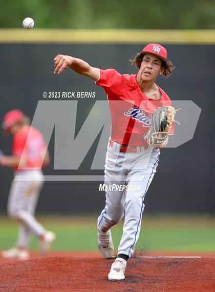 Thumbnail 3 in Oak Ridge @ Grand Oaks (1st game double header) photogallery.