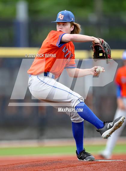 Thumbnail 3 in Oak Ridge @ Grand Oaks (1st game double header) photogallery.
