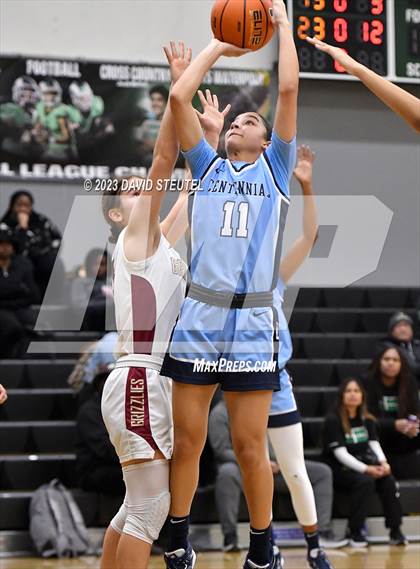 Thumbnail 2 in Centennial vs. Mission Hills (St. Mary's Stockton MLK Showcase) photogallery.