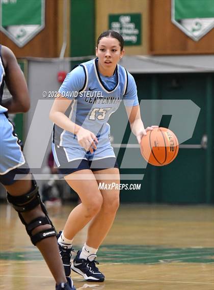 Thumbnail 3 in Centennial vs. Mission Hills (St. Mary's Stockton MLK Showcase) photogallery.