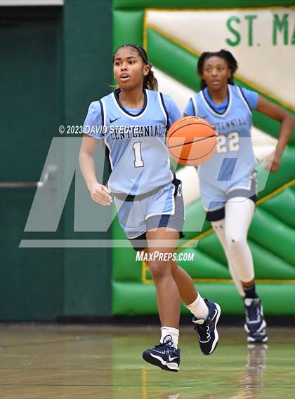 Thumbnail 1 in Centennial vs. Mission Hills (St. Mary's Stockton MLK Showcase) photogallery.