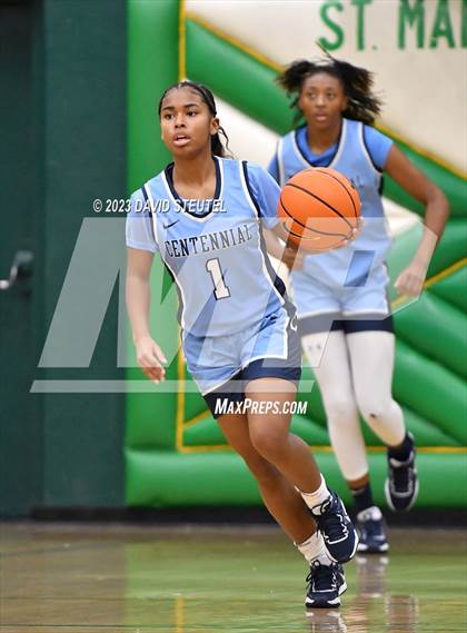 Thumbnail 3 in Centennial vs. Mission Hills (St. Mary's Stockton MLK Showcase) photogallery.