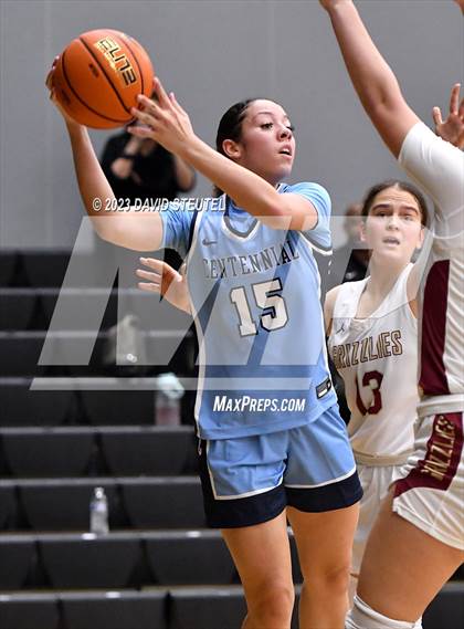 Thumbnail 1 in Centennial vs. Mission Hills (St. Mary's Stockton MLK Showcase) photogallery.