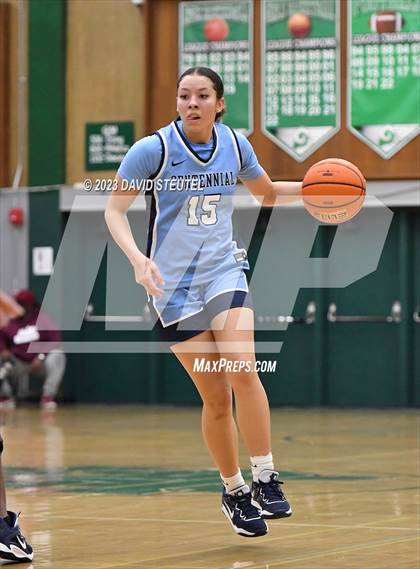 Thumbnail 1 in Centennial vs. Mission Hills (St. Mary's Stockton MLK Showcase) photogallery.