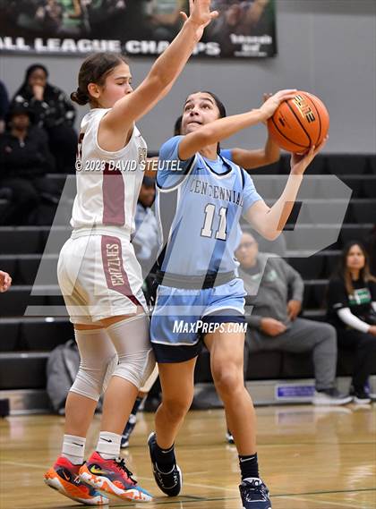 Thumbnail 1 in Centennial vs. Mission Hills (St. Mary's Stockton MLK Showcase) photogallery.