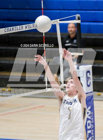 Thumbnail 3 in Desert Vista vs Chandler (AIA 6A Round 1 Playoff) photogallery.