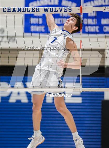 Thumbnail 3 in Desert Vista vs Chandler (AIA 6A Round 1 Playoff) photogallery.