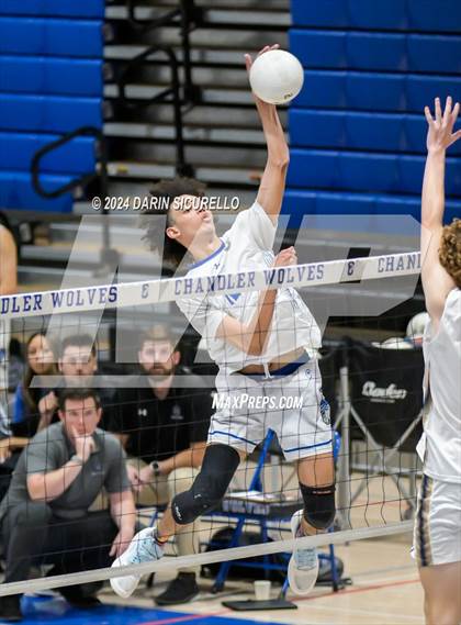Thumbnail 3 in Desert Vista vs Chandler (AIA 6A Round 1 Playoff) photogallery.