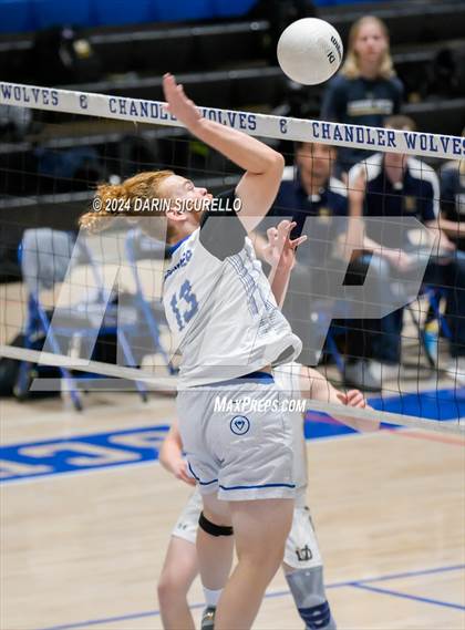 Thumbnail 3 in Desert Vista vs Chandler (AIA 6A Round 1 Playoff) photogallery.