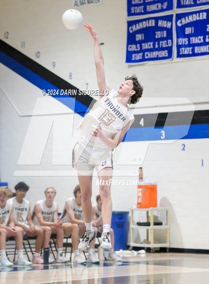 Thumbnail 3 in Desert Vista vs Chandler (AIA 6A Round 1 Playoff) photogallery.