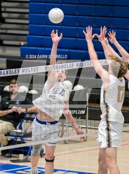 Thumbnail 2 in Desert Vista vs Chandler (AIA 6A Round 1 Playoff) photogallery.