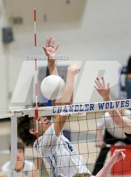 Thumbnail 1 in Desert Vista vs Chandler (AIA 6A Round 1 Playoff) photogallery.