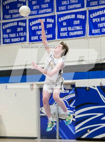 Thumbnail 2 in Desert Vista vs Chandler (AIA 6A Round 1 Playoff) photogallery.