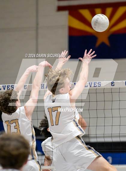 Thumbnail 3 in Desert Vista vs Chandler (AIA 6A Round 1 Playoff) photogallery.