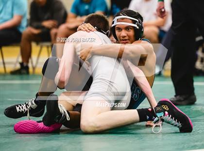 Thumbnail 2 in Dayton vs. North Valleys (Northern 3A Duals) photogallery.