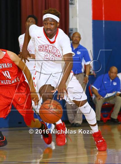 Thumbnail 3 in Harvard-Westlake vs. Serra (CIF SoCal Regional D4 Playoffs) photogallery.