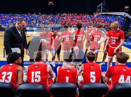 Thumbnail 3 in Holliday vs Ponder (UIL 3A Basketball Semifinal) photogallery.
