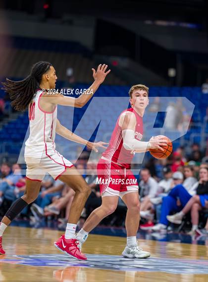 Thumbnail 2 in Holliday vs Ponder (UIL 3A Basketball Semifinal) photogallery.