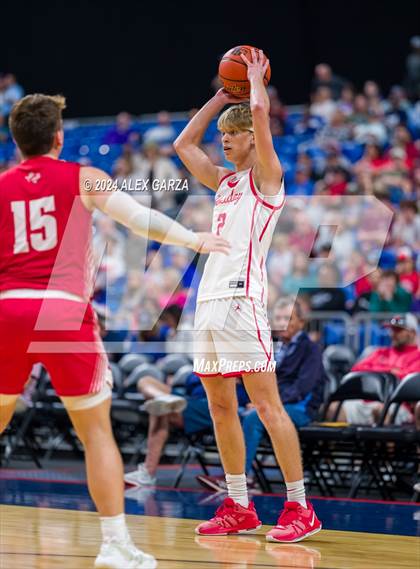 Thumbnail 2 in Holliday vs Ponder (UIL 3A Basketball Semifinal) photogallery.