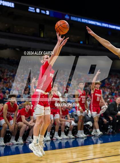 Thumbnail 3 in Holliday vs Ponder (UIL 3A Basketball Semifinal) photogallery.