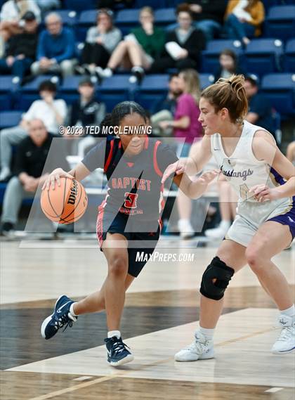Thumbnail 3 in Central Arkansas Christian vs. Baptist Prep (AAA 3A-5 district first round) photogallery.