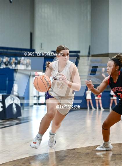 Thumbnail 2 in Central Arkansas Christian vs. Baptist Prep (AAA 3A-5 district first round) photogallery.