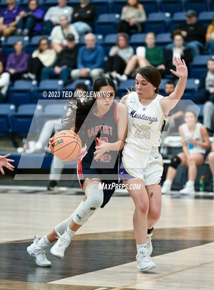 Thumbnail 3 in Central Arkansas Christian vs. Baptist Prep (AAA 3A-5 district first round) photogallery.