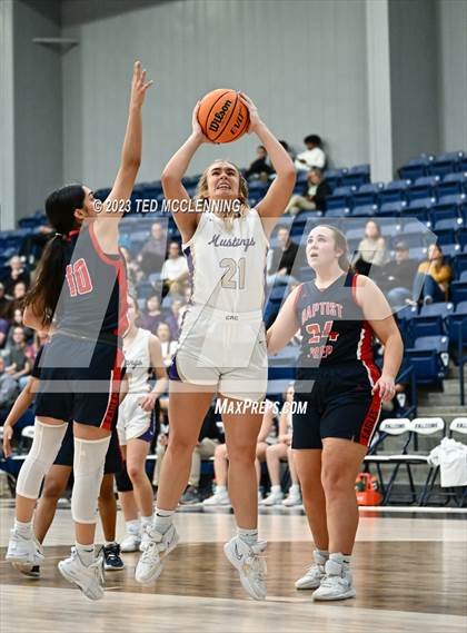 Thumbnail 2 in Central Arkansas Christian vs. Baptist Prep (AAA 3A-5 district first round) photogallery.