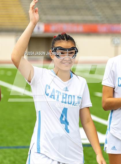 Thumbnail 2 in Charlotte Catholic vs. Cardinal Gibbons (NCHSAA 4A Final) photogallery.