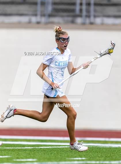Thumbnail 1 in Charlotte Catholic vs. Cardinal Gibbons (NCHSAA 4A Final) photogallery.