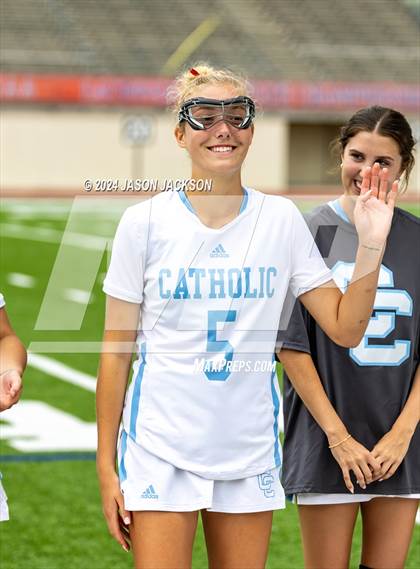 Thumbnail 3 in Charlotte Catholic vs. Cardinal Gibbons (NCHSAA 4A Final) photogallery.