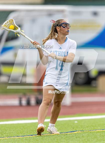Thumbnail 2 in Charlotte Catholic vs. Cardinal Gibbons (NCHSAA 4A Final) photogallery.