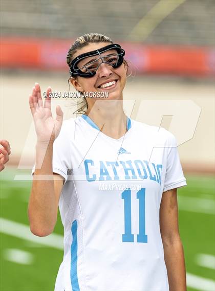Thumbnail 3 in Charlotte Catholic vs. Cardinal Gibbons (NCHSAA 4A Final) photogallery.