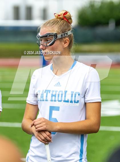 Thumbnail 2 in Charlotte Catholic vs. Cardinal Gibbons (NCHSAA 4A Final) photogallery.