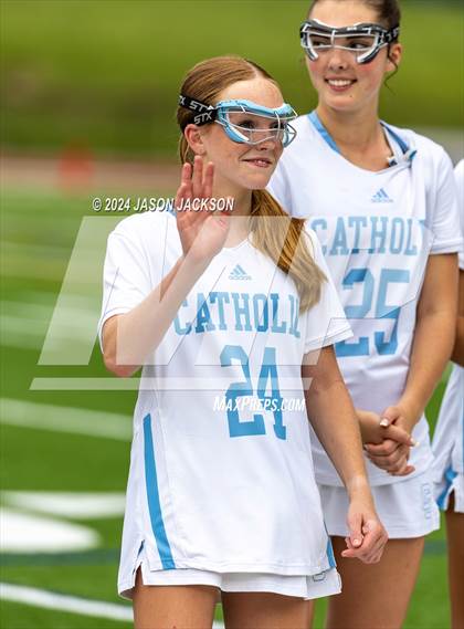 Thumbnail 2 in Charlotte Catholic vs. Cardinal Gibbons (NCHSAA 4A Final) photogallery.